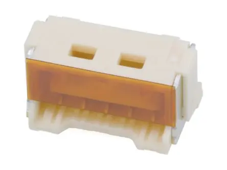 Produktfoto 1 von Molex 50244 Leiterplattenleiste Vertikal, 5-polig / 1-reihig, Raster 2 mm Raster Oberfläche, Kabel-Platine, Ummantelt
