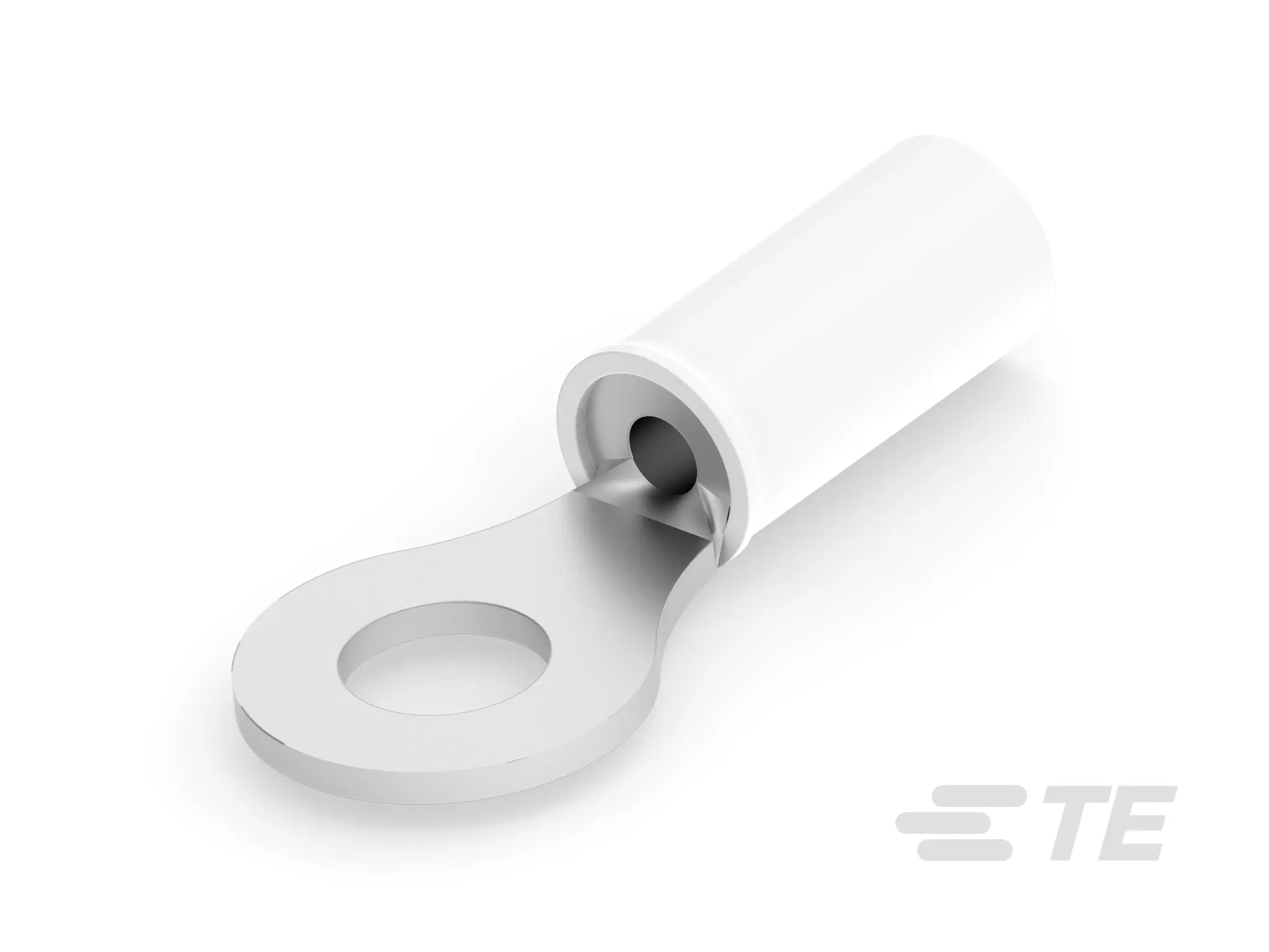 TE Connectivity PIDG Ringkabelschuh, Isoliert 16 AWG, Natur, 16 AWG max.AWG, innen ø 6.73 mm, M6