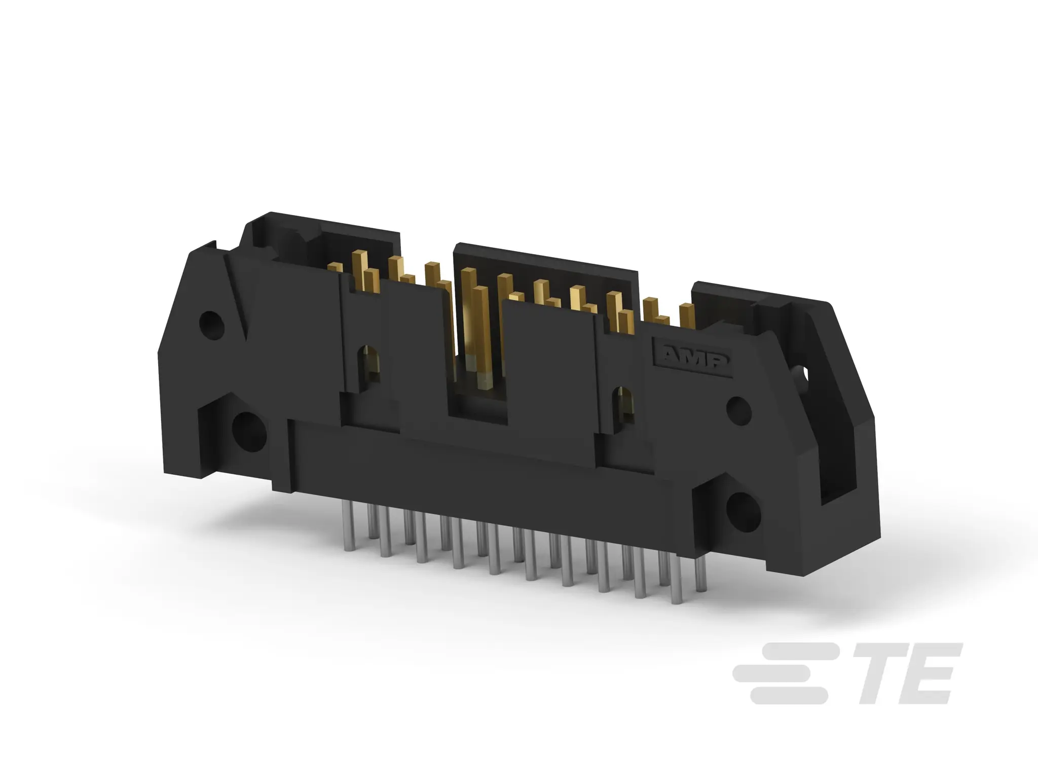 Produktfoto 1 von TE Connectivity AMP-LATCH Leiterplattenleiste Vertikal, 20-polig / 2-reihig, Raster 2.54 mm Raster Platine,