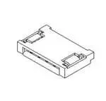 Produktfoto 1 von Molex 51281-1494, SMD gewinkelt FPC-Steckverbinder, Raster 0.5 mm, Unterseite