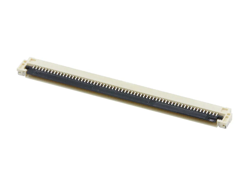 Produktfoto 1 von Molex 51296-6094, SMD gewinkelt FPC-Steckverbinder, 60-polig, Raster 0.5 mm, Unterseite