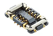 Produktfoto 1 von Molex 50541 Leiterplattenbuchse Vertikal Platine 14-polig / 2-reihig, Raster 0.35 mm SMD