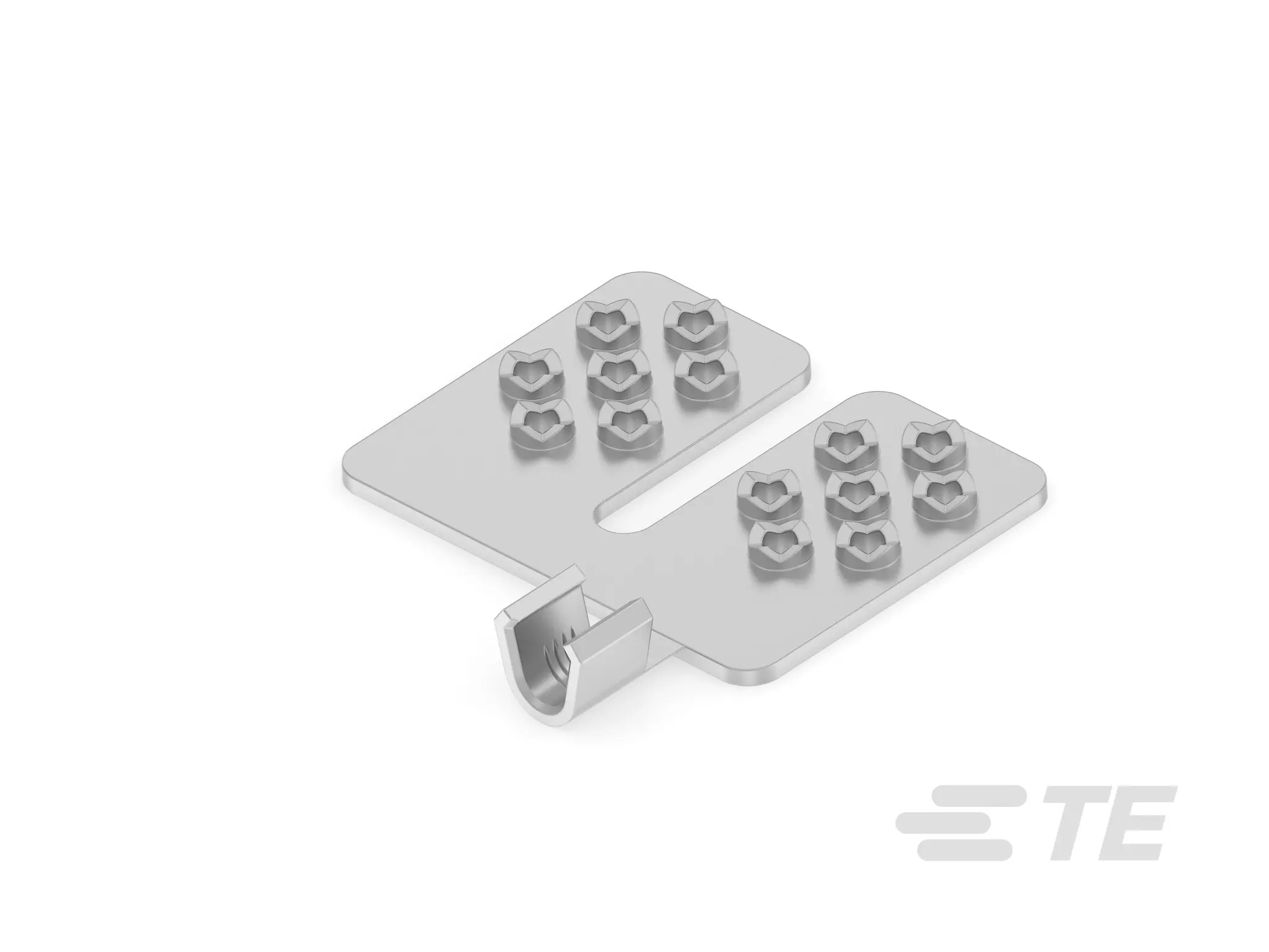 Produktfoto 1 von TE Connectivity 53645 Spleißverbinder, Offener Anschluss, Natur Unisoliert Zinn, 14 AWG max.