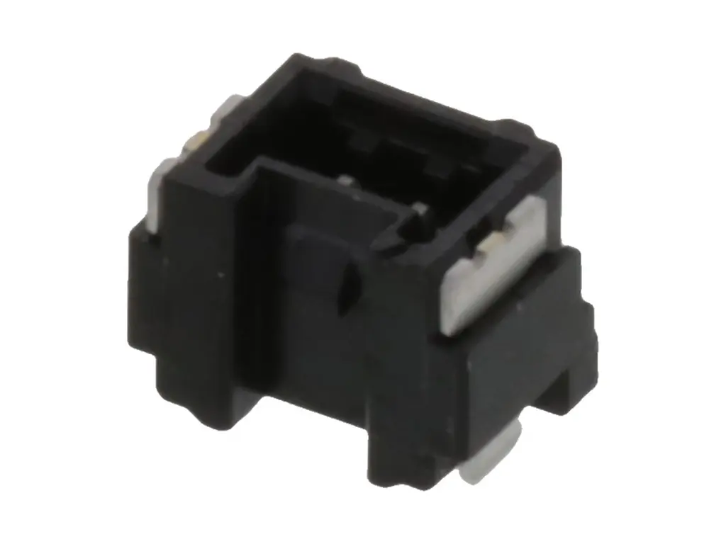 Produktfoto 1 von Molex 505568 Leiterplattenleiste Vertikal, 2-polig / 1-reihig, Raster 1.25 mm Raster Oberfläche, Kabel-Platine,