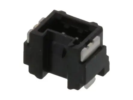 Produktfoto 1 von Molex 505568 Leiterplattenleiste Vertikal, 2-polig / 1-reihig, Raster 1.25 mm Raster Oberfläche, Kabel-Platine,