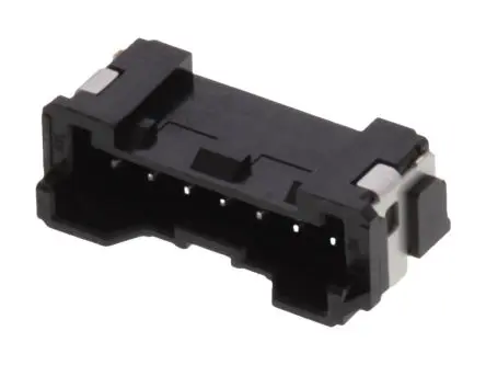 Produktfoto 1 von Molex 505578 Leiterplattenleiste Vertikal, 7-polig / 1-reihig, Raster 2 mm Raster Oberfläche, Kabel-Platine, Ummantelt