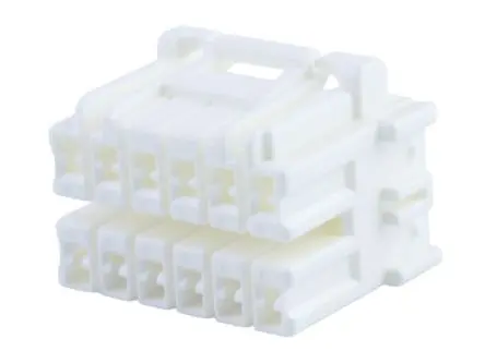 Produktfoto 1 von Molex 505605 Buchse Steckverbindergehäuse 3.3 mm, 12-polig / 2-reihig Gerade, Kabel-Kabel