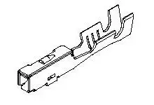 Produktfoto 1 von Molex 5065 Crimp-Anschlussklemme für Drähte und Kabel, Buchse Crimpbefestigung 22 AWG, Zinn 20 AWG