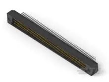 Produktfoto 1 von TE Connectivity AMP-HDI Leiterplattenleiste Vertikal, 200-polig / 4-reihig, Raster 2.54 mm Raster Platine,