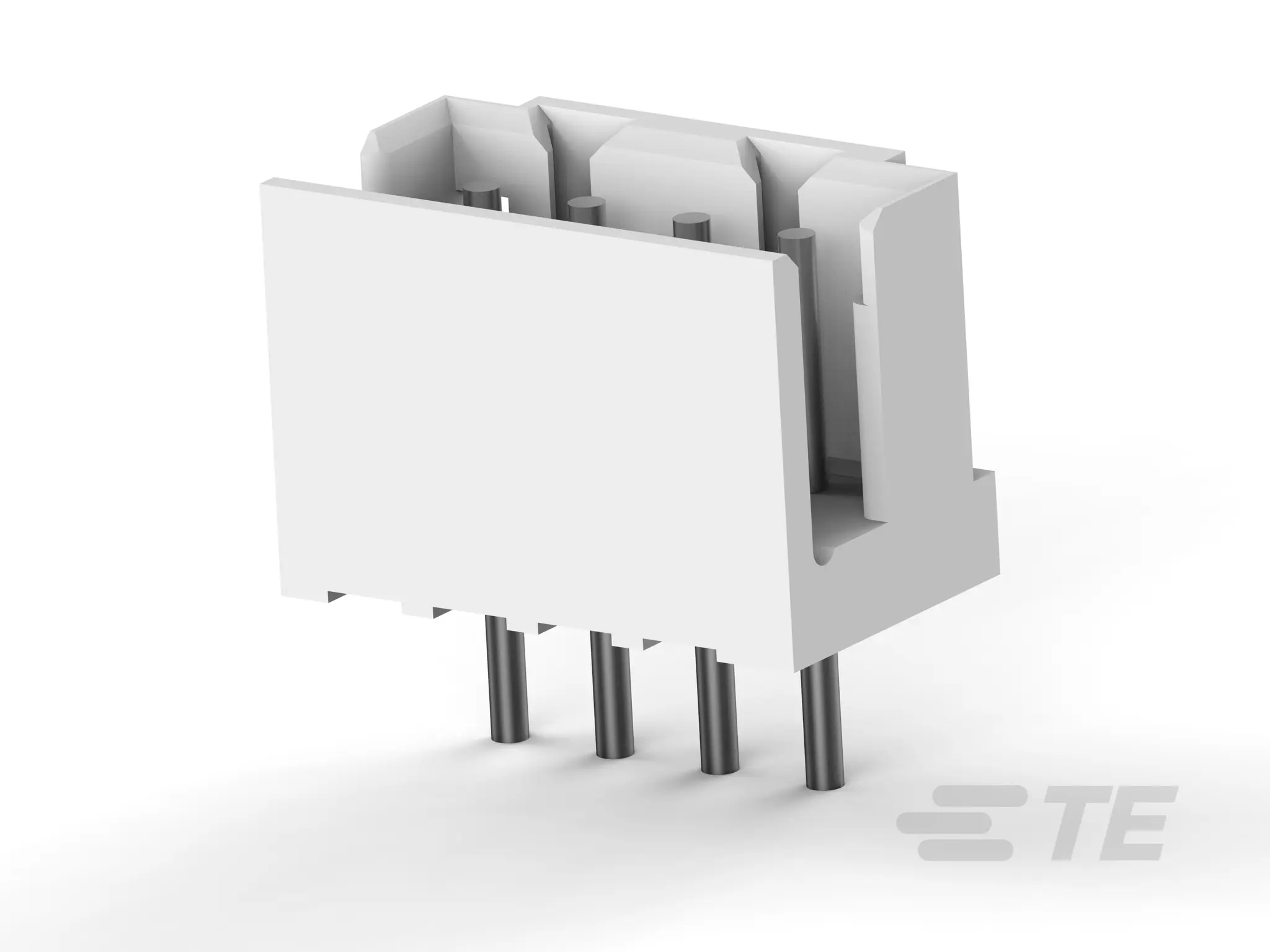 Produktfoto 1 von TE Connectivity AMP CT Leiterplattenleiste Vertikal, 4-polig / 1-reihig, Raster 2 mm Raster Platine, Kabel-Platine,