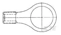 Produktfoto 1 von TE Connectivity 31515 Ringkabelschuh 26 AWG, 22 AWG max.AWG