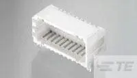 Produktfoto 1 von TE Connectivity AMP CT Leiterplattenleiste gewinkelt, 22-polig / 2-reihig, Raster 2 mm Raster Platine, Kabel-Platine,