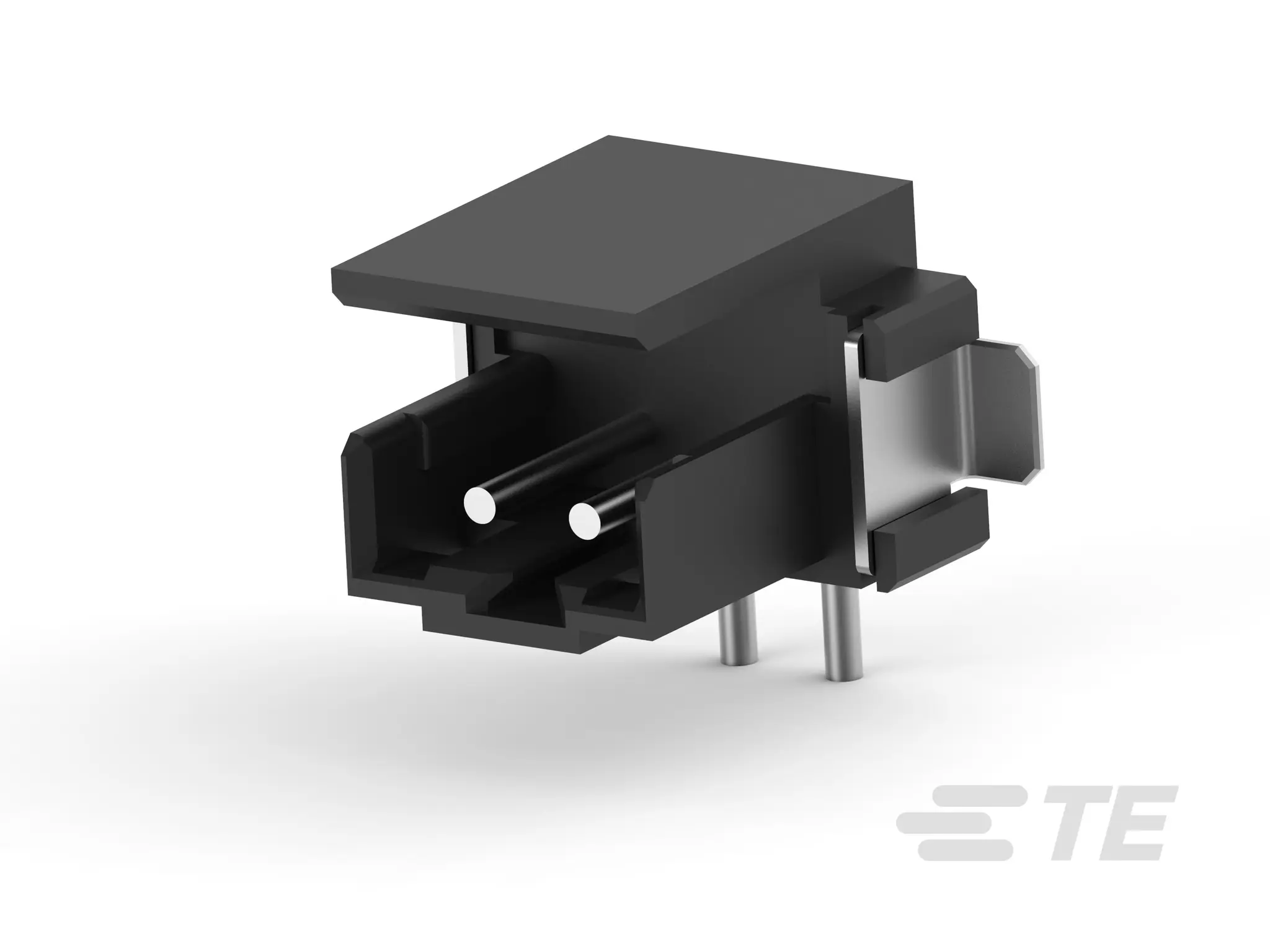 Produktfoto 1 von TE Connectivity AMP CT Leiterplattenleiste Vertikal, 2-polig / 1-reihig, Raster 2 mm Raster Oberfläche, Kabel-Platine,