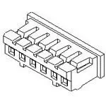 Produktfoto 1 von Molex 87369 Leiterplattenleiste Gerade, 5-polig / 1-reihig, Raster 2 mm Raster Kabel, Ummantelt