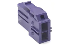 Produktfoto 1 von Molex 151049 Buchse Steckverbindergehäuse 6.5 mm, 2-polig / 2-reihig Gerade
