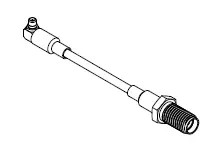 Produktfoto 1 von Molex MMCX, SMA RG316 Kabel, Abgeschlossen, 50 Ω, 304.8 mm