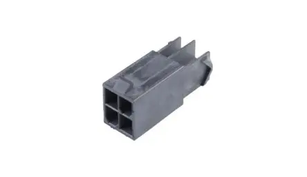 Produktfoto 1 von Molex 172762 Buchse Steckverbindergehäuse 3 mm, 4-polig / 2-reihig