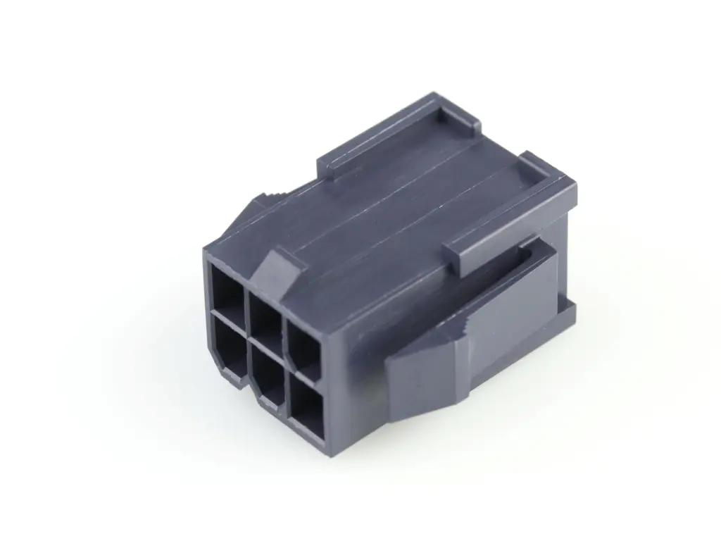 Produktfoto 1 von Molex 46993 Buchse Steckverbindergehäuse 4.2 mm, 6-polig / 2-reihig, Panel