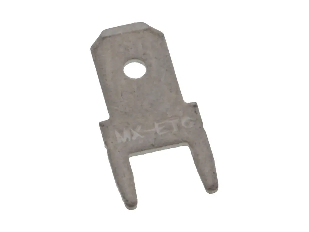 Produktfoto 1 von Molex 19708 Flachsteckhülse, Grau, Unisoliert, 4.75 x 0.51 mm, Stecker