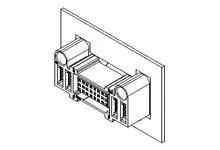 Produktfoto 1 von Molex 46562 Buchse Steckverbindergehäuse 5.5 mm, 30-polig / 1-reihig Vertikal