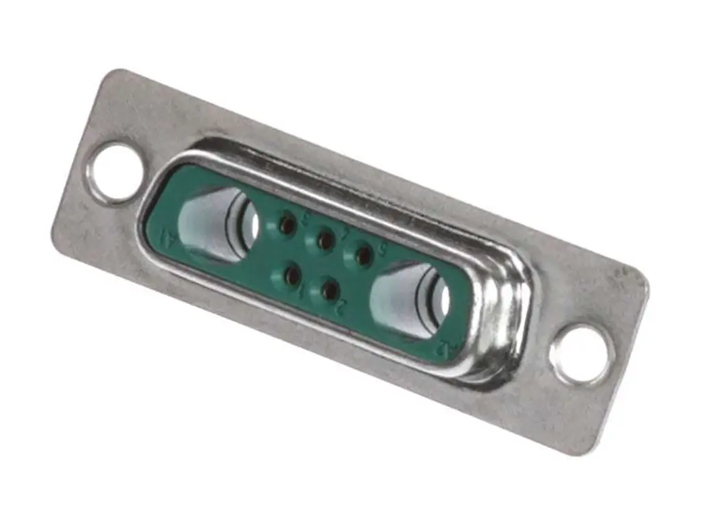 Produktfoto 1 von Molex 173107 D-Sub-Steckverbinder Gerade, 7-polig, Panel Buchse 2.84 mm Raster, mit Flansch