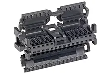 Molex 34824 Steckverbindergehäuse, Nicht abgedichtete Buchse, Buchse, 24-polig, Schwarz / 2-reihig
