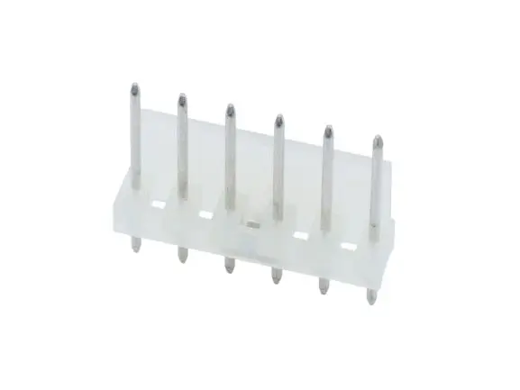 Molex KK 508 Leiterplattenleiste Vertikal, 6-polig / 1-reihig, Raster 5.08 mm Raster Durchsteckmontage, Kabel-Platine,
