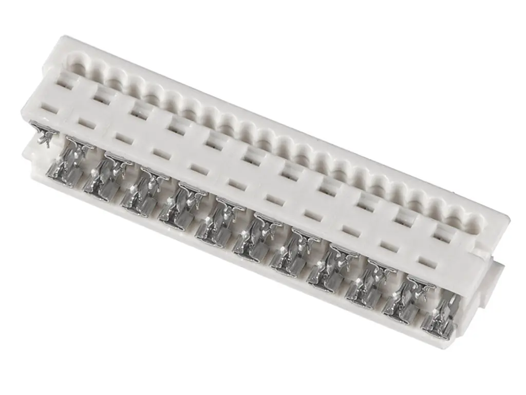 Produktfoto 1 von Molex 90327 Buchse Steckverbindergehäuse 1.27 mm, 22-polig / 2-reihig Vertikal, Panel