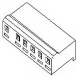 Produktfoto 1 von Molex 5199 Buchse Steckverbindergehäuse 5 mm, 5-polig / 1-reihig Gerade