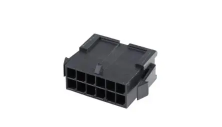 Produktfoto 1 von Molex 43025 Stecker Steckverbindergehäuse 3 mm, 12-polig / 2-reihig, Panel