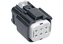 Molex 19418 Steckverbindergehäuse, Stromkreis Steckdose, Buchse, 6-polig, Schwarz / 2-reihig