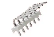 Molex 41772 Leiterplattenleiste gewinkelt, 3-polig / 1-reihig, Raster 3.96 mm Raster Durchsteckmontage, Ummantelt