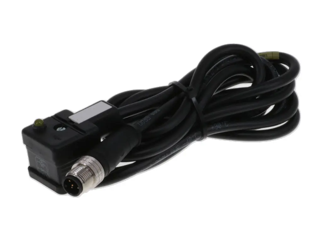 Produktfoto 1 von Molex 121036, 5-polig konfektioniertes Sensorkabel, Rechtwinklig Stecker 5 / M12, Gerade Stecker, Länge 2 m
