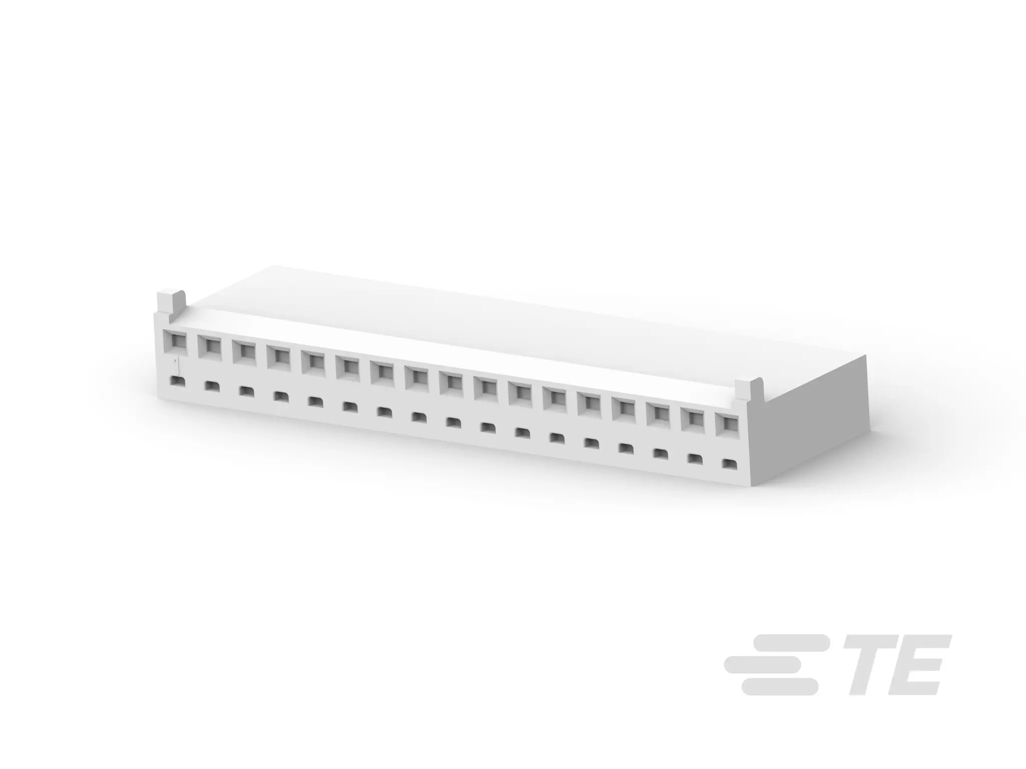 Produktfoto 1 von TE Connectivity CST Leiterplattenleiste Gerade, 17-polig / 1-reihig, Raster 2.54 mm Raster Kabel, Kabel-Kabel