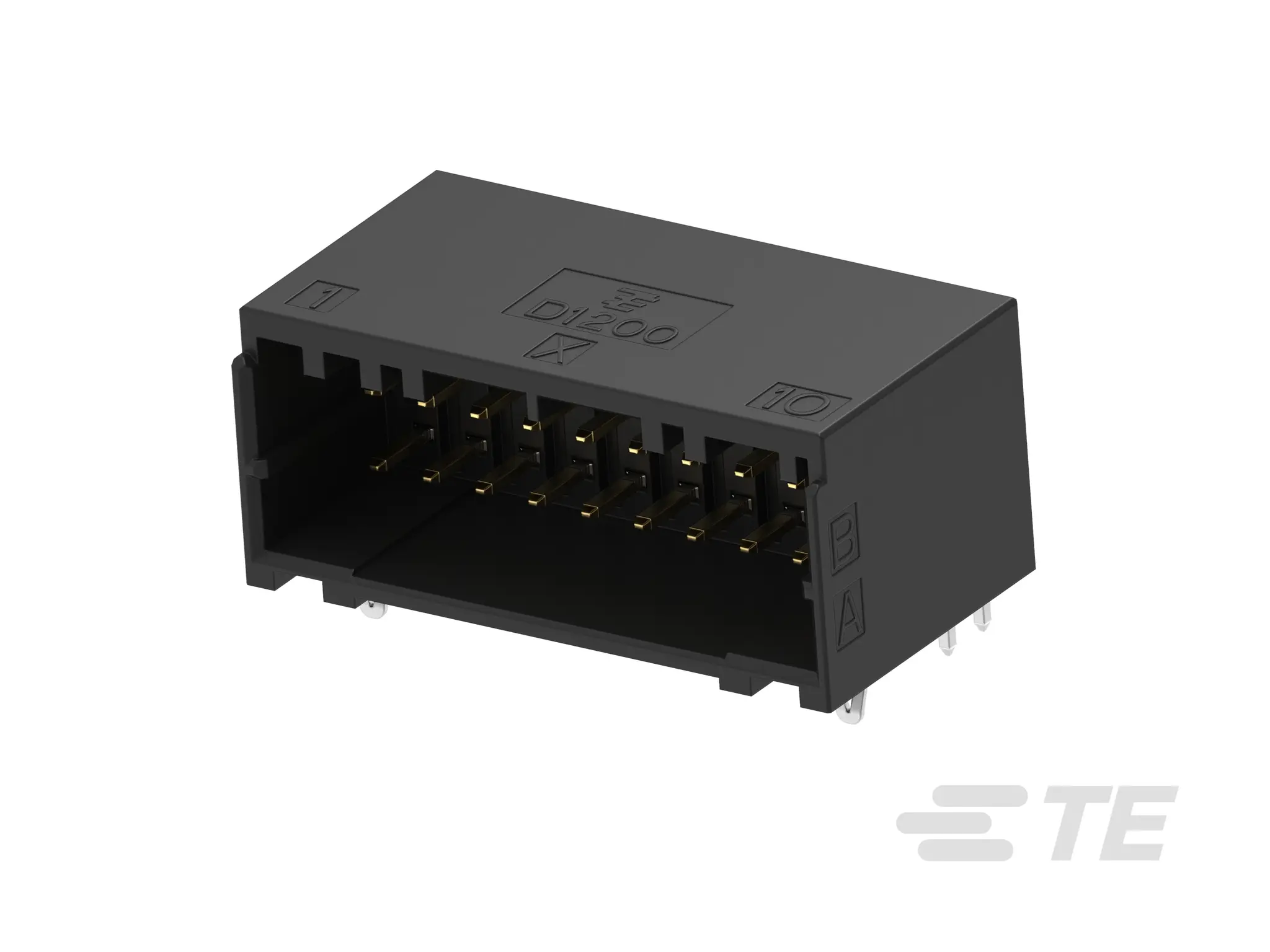 Produktfoto 1 von TE Connectivity Dynamic 1000 Leiterplattenleiste Horizontal, 20-polig / 2-reihig, Raster 2.5 mm Raster Platine,