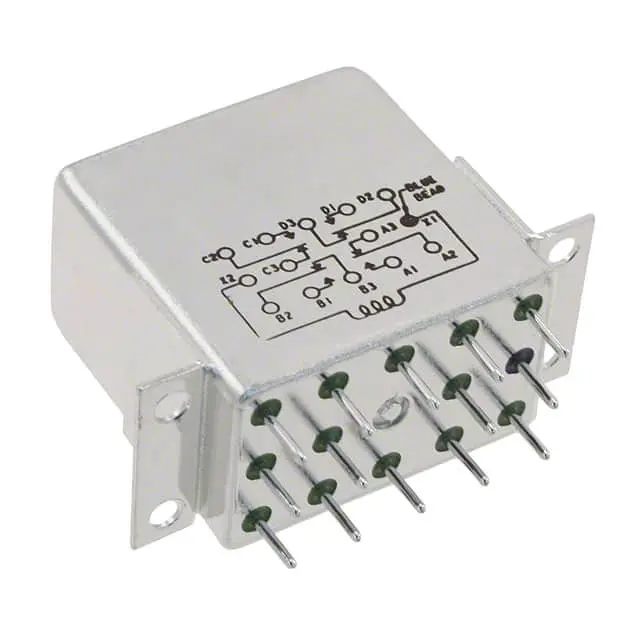 Produktfoto 1 von TE Connectivity RH4C Schnittstellen-Relaismodul, 4-poliger Schließer Panel