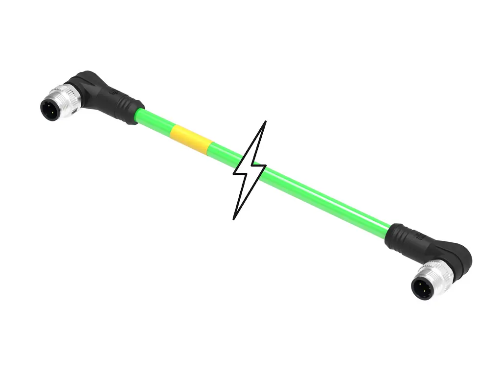 Produktfoto 1 von Molex M12 Thin Ethernet Kabel, 20 m, Grün Geschirmt, Aussen ø 6.80 mm Außen-ø , Thermoplastisches Polyurethan