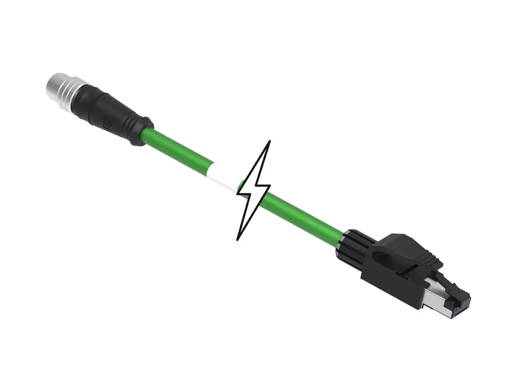 Produktfoto 1 von Molex 120108 Cat5e Ethernet-Kabel, 6.7 mm, Grün Abgeschirmt Geschirmt, Aussen ø 6.70 mm Außen-ø , Polyurethan