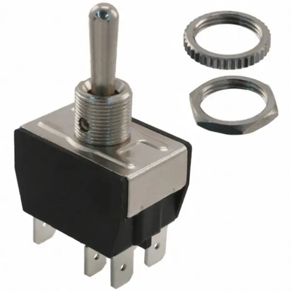Produktfoto 1 von Bulgin Panel Kippschalter, 277 V ac, 20A, IP68, Leiterplatten-Anschlussklemme