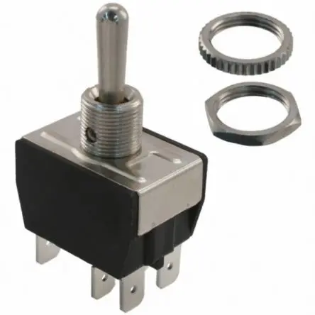 Produktfoto 1 von Bulgin Panel Kippschalter, 277 V ac, 20A, IP68, Leiterplatten-Anschlussklemme