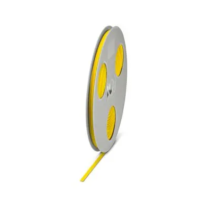 Produktfoto 1 von Phoenix Contact 833 Wärmeschrumpfschlauch, Polyolefin Gelb, Ø 5 mm, Länge 100m