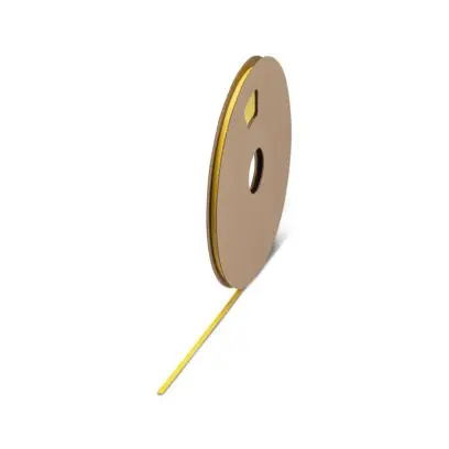Produktfoto 1 von Phoenix Contact 1221 Wärmeschrumpfschlauch, Polyolefin Gelb, Ø 1.5 mm, Länge 30m