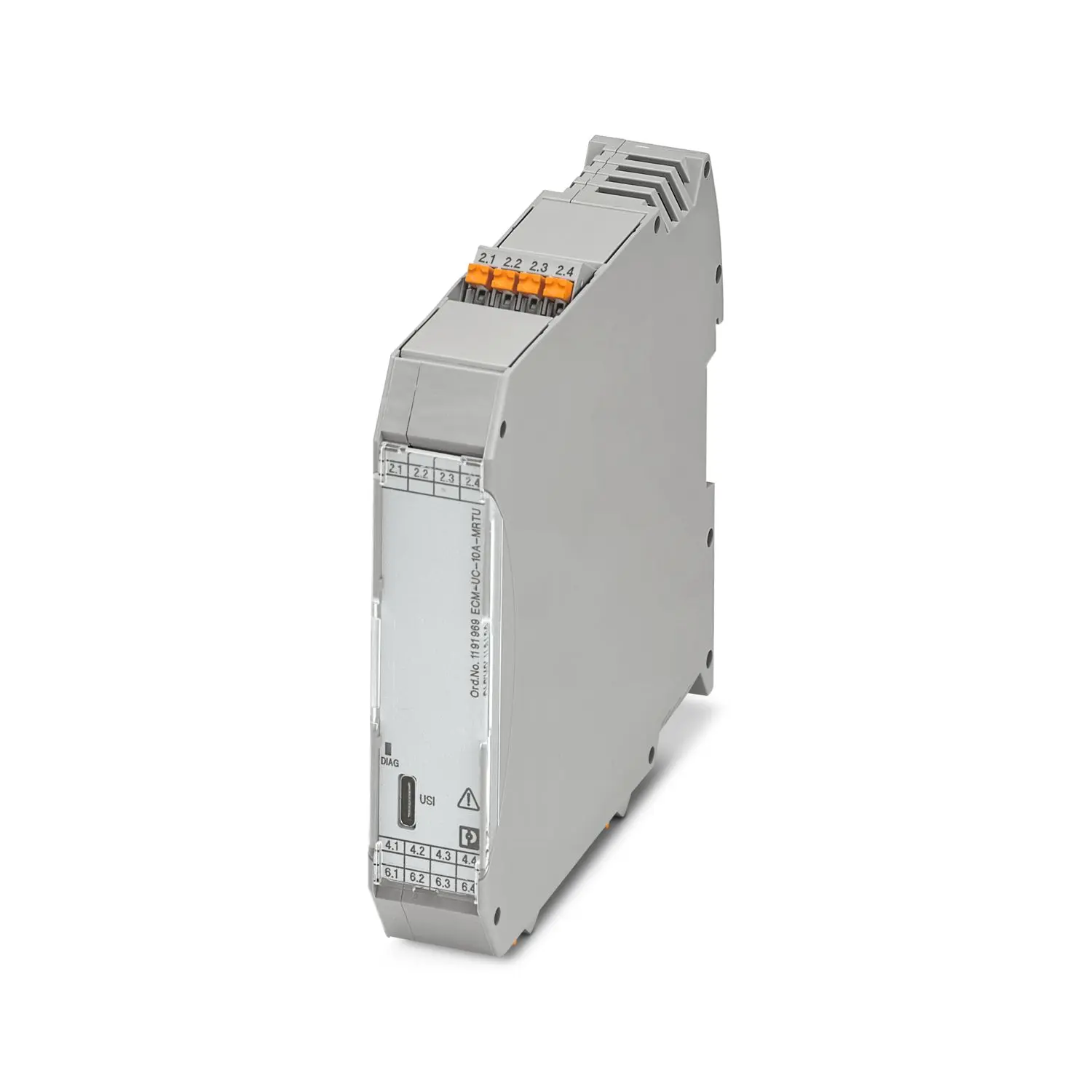 Produktfoto 1 von Phoenix Contact Serie ECM-UC Strommesswandler 24 V dc, Strom 0 to 12.5 A EIN DIN-Hutschiene