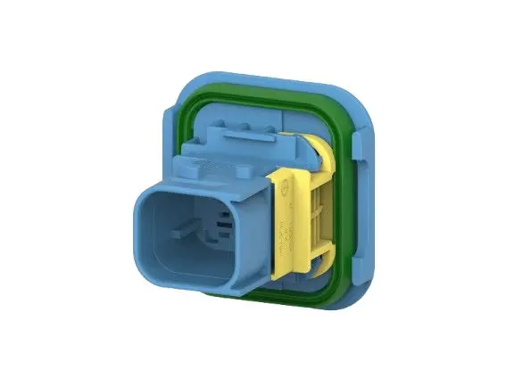Produktfoto 1 von TE Connectivity Heavy Duty Sealed Connector Serie Kfz-Steckverbindergehäuse Glasfaserverstärktes