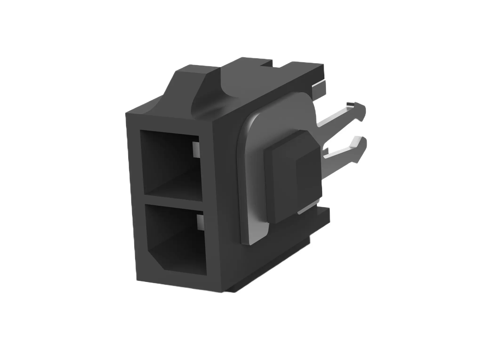 Produktfoto 1 von TE Connectivity MATE-N-LOK Leiterplattenleiste Vertikal, 2-polig / 2-reihig, Raster 3 mm Raster Platine, Kabel-Platine,