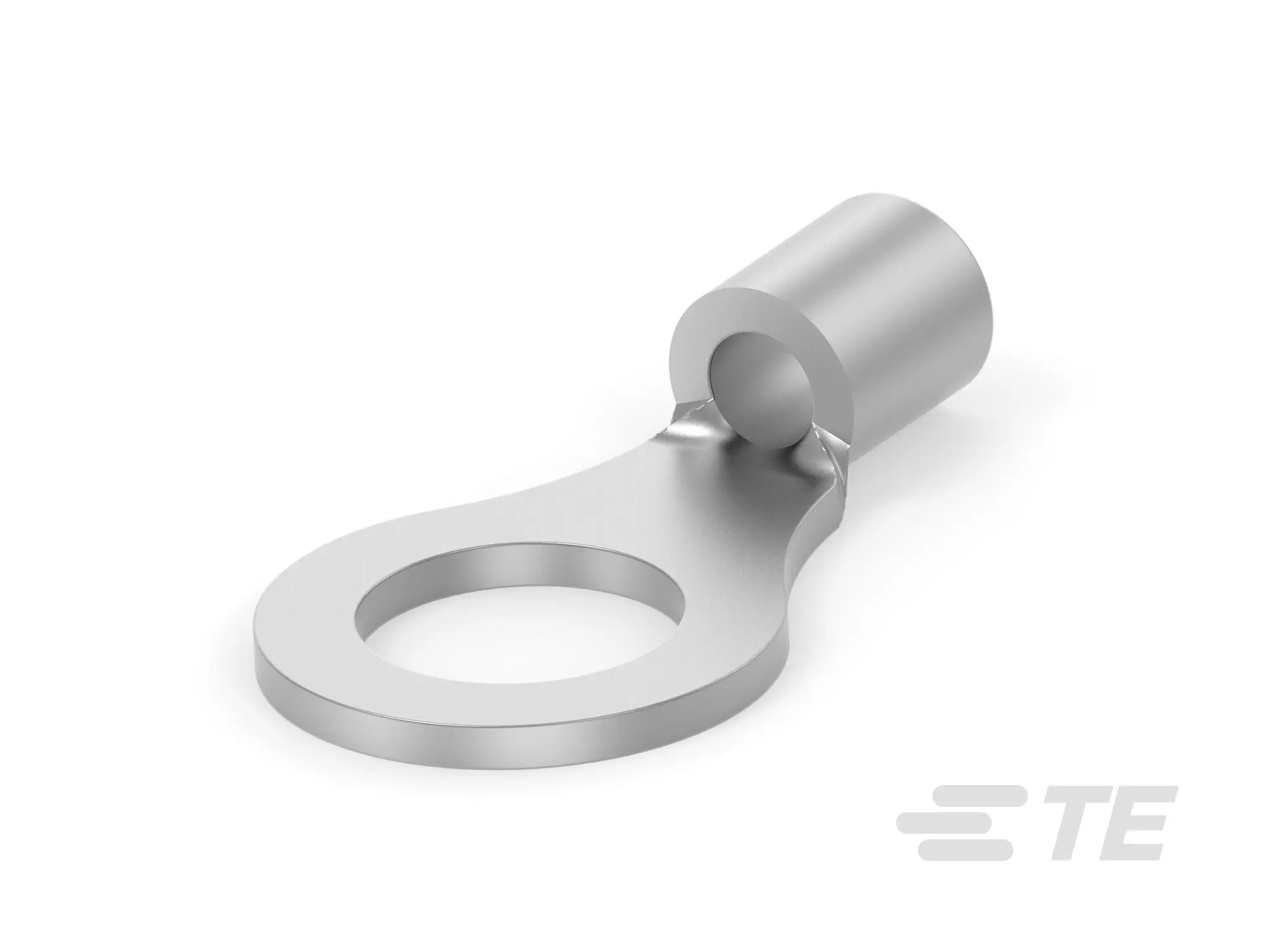 Produktfoto 1 von TE Connectivity SOLISTRand Budget Ringkabelschuh, Unisoliert 16 AWG, Silber, 16 AWG max.AWG, aussen ø 7.92 mm, innen ø