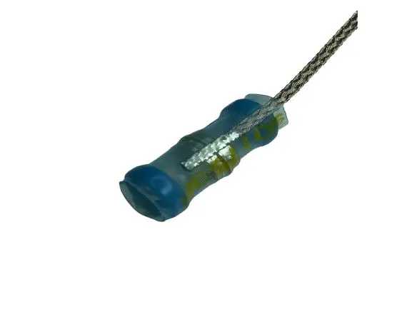 Produktfoto 1 von TE Connectivity Lötmuffe ø 1.8 mm ø 6 mm, 19.1mm Länge Schwarz, Weiß Zinn