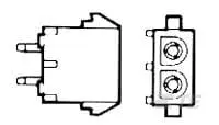Produktfoto 1 von TE Connectivity Universal MATE-N-LOK Stiftsockel, 4-polig