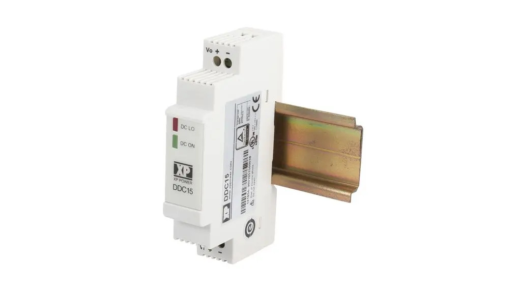 XP Power DDC15 DC/DC-Wandler 13.5W 12 V DC IN, 9V dc OUT / 1.5A DIN-Schienen-Montage