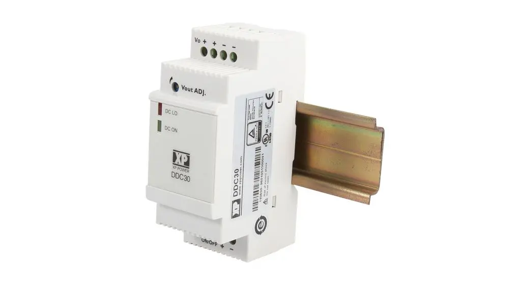 XP Power DDC30 DC/DC-Wandler 22.5W 12 V DC IN, 5V dc OUT / 4.5A DIN-Schienen-Montage